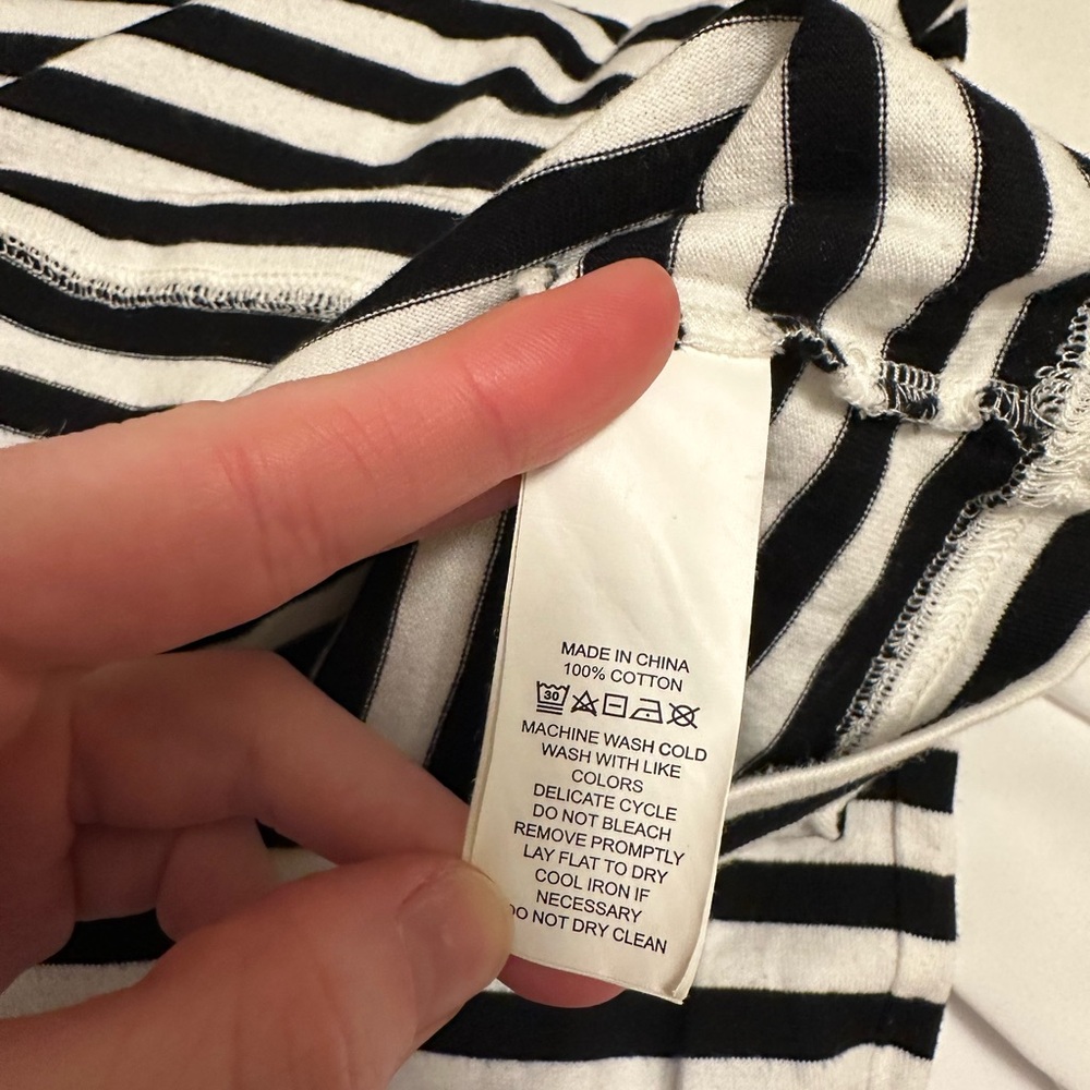 Kate Spade Black and White Striped Top - Picture 12 of 12
